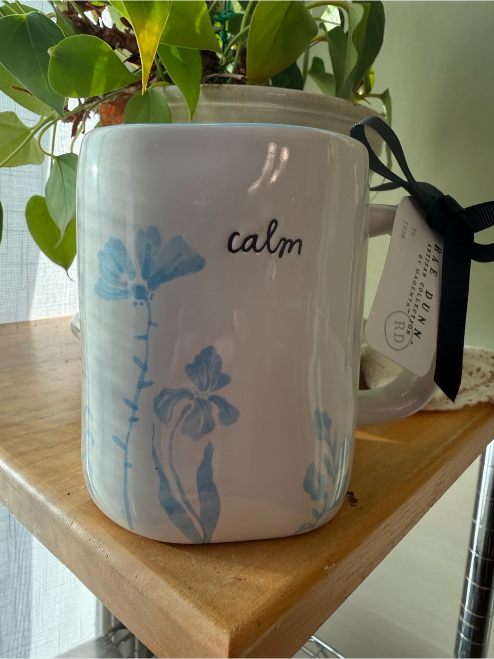 Rae Dunn “Calm” Ceramic Mug